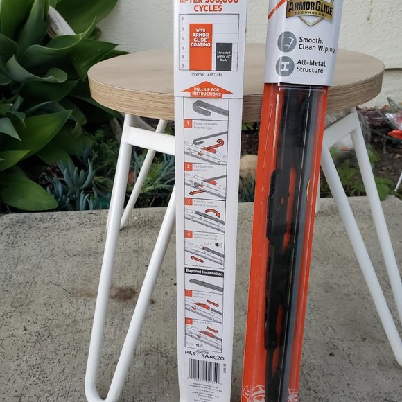 New 20" Windshield wipers SET OF 2 All Metal Structure $20 for Both Brand new - Picture 6 of 6